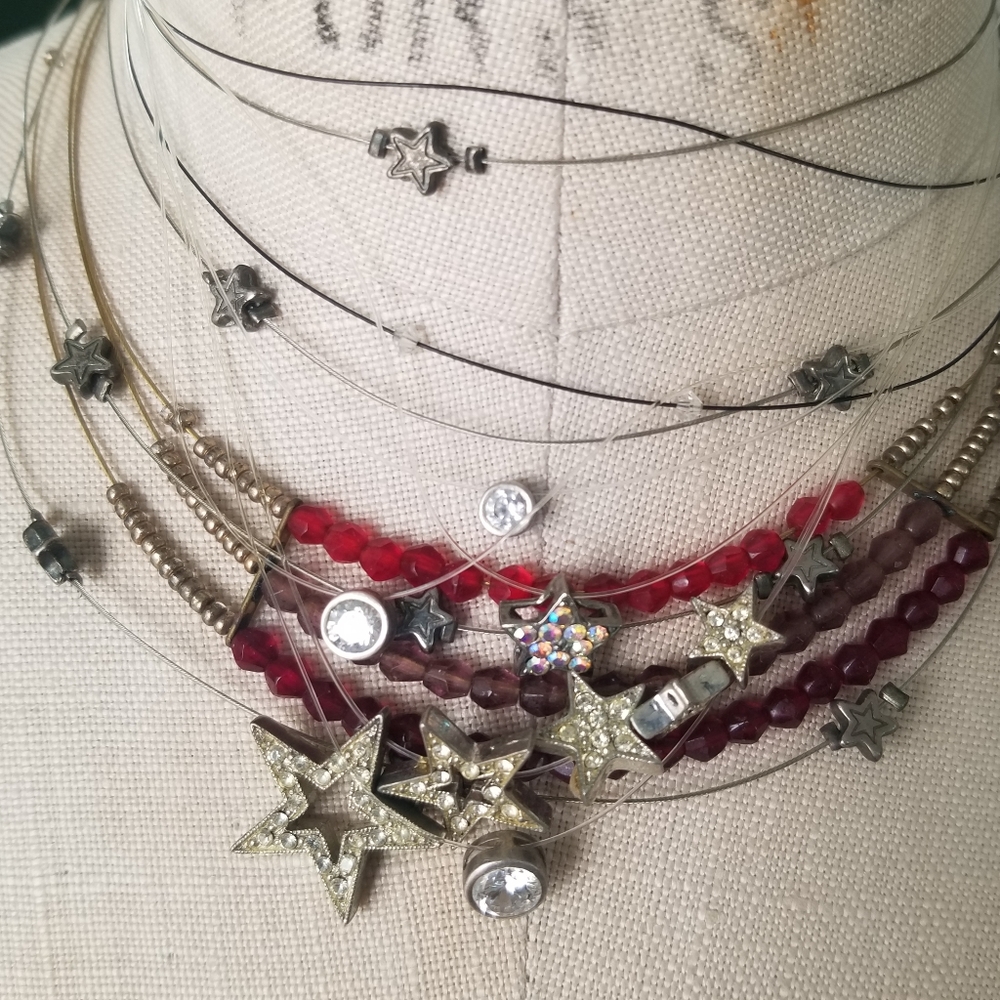 1990s Floating Necklaces